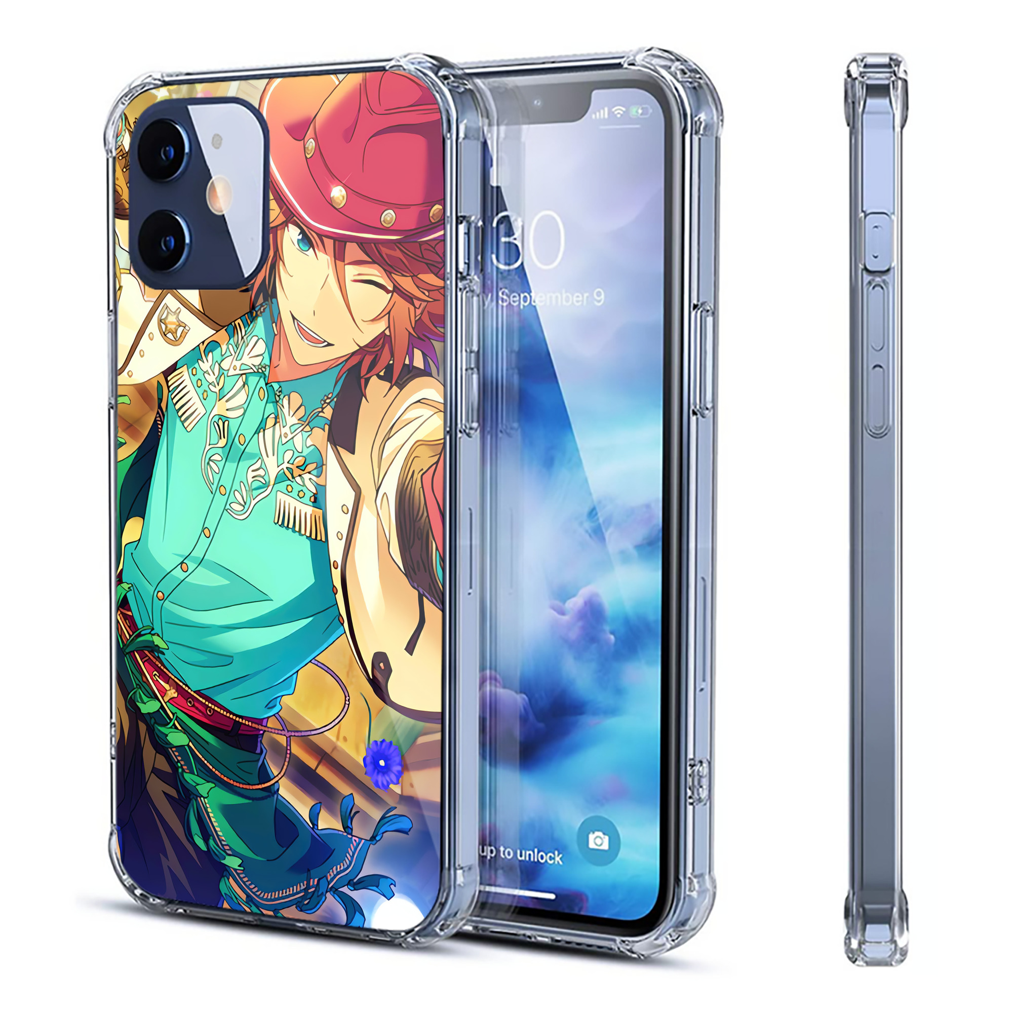 （画像用） あんさんぶるスターズ! Ensemble Stars 【iPhone 12シリーズ対応】透明スマホケース（クリアソフトケース）